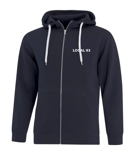 NEW! Full Zip Unisex Hooded Sweatshirt