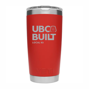 YETI Rambler 20 oz. Tumbler - UBC Built